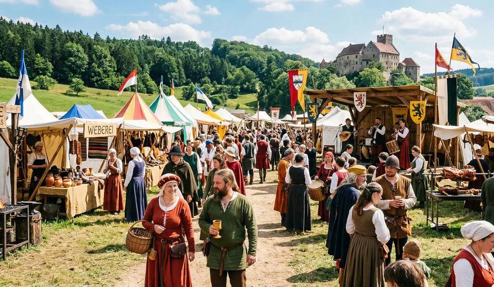 « En plein Moyen Âge ! » : À quelques minutes du centre de Bruxelles, ce parc bruxellois accueille village médiéval historique le temps d&rsquo;un week-end – un événement immersif insolite et gratuit !