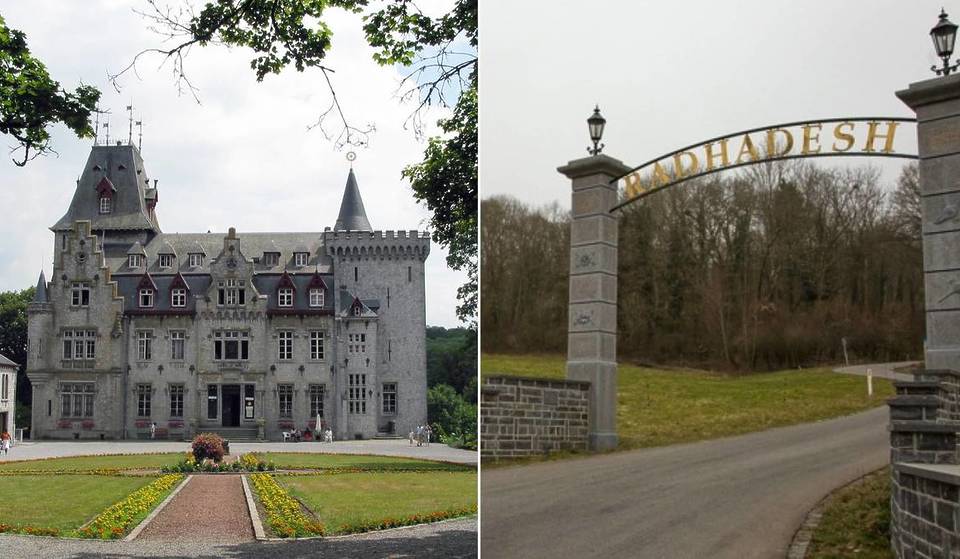 Less than two hours from Brussels, this majestic neo-Gothic Ardennes castle hides Europe’s largest Hindu spiritual center