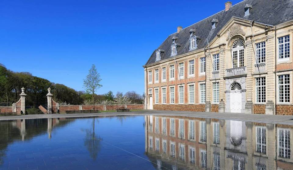 Less than an hour from Brussels, this 1134 abbey reveals fine sand dunes and purple heather—a natural estate that is home to a replica of the Grotto of Lourdes
