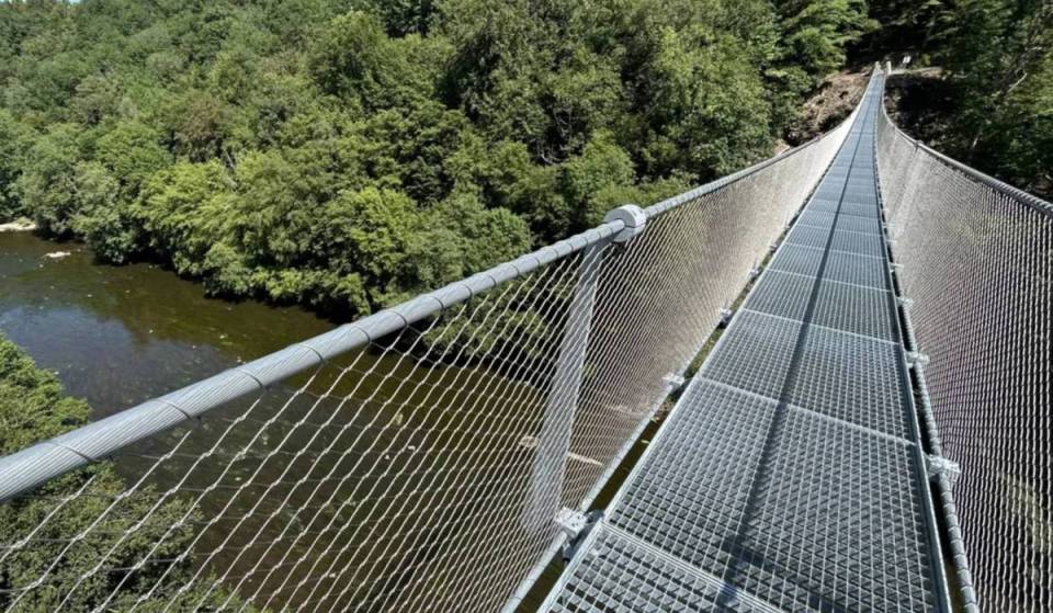 Just 2 hours and 15 minutes from Brussels, a spectacular suspension bridge has just opened—discover this new, dizzying walk above the Semois