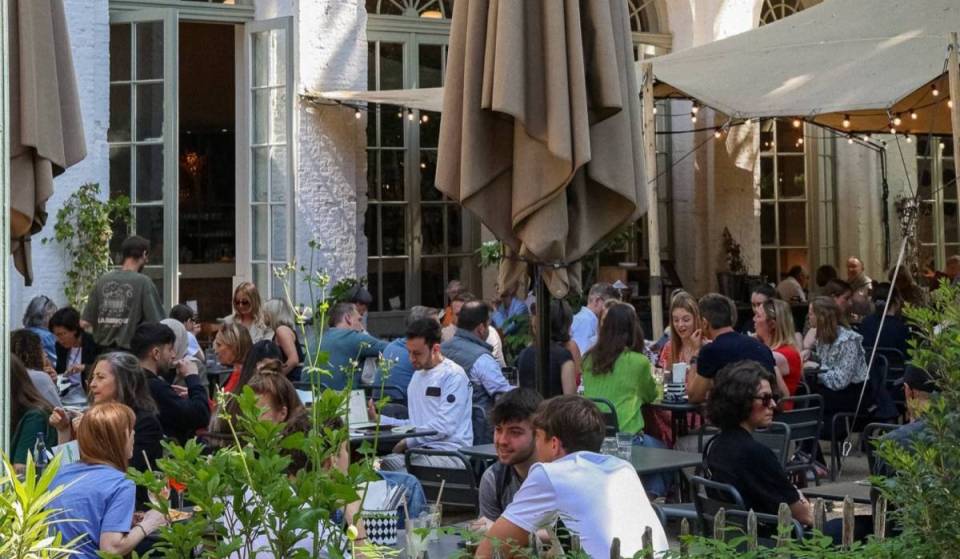This secret garden in the heart of Brussels hides one of the most beautiful terraces for brunching all weekend long