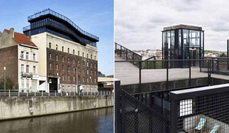 Au bord du canal, ce joyau industriel centenaire abrite une terrasse secrète qui offre l&rsquo;une des plus belles vues de Bruxelles – un laboratoire urbain, entre histoire, solidarité et cuisine chaleureuse