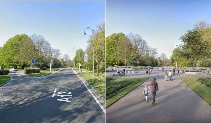 Du bitume aux espaces verts : le spectaculaire réaménagement de l’A12 offre une nouvelle promenade à découvrir à Bruxelles