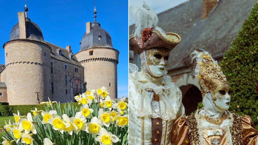 Just 1.5 hours from Brussels, this Belgian castle is transformed into a setting worthy of the Venice Carnival for a magical weekend