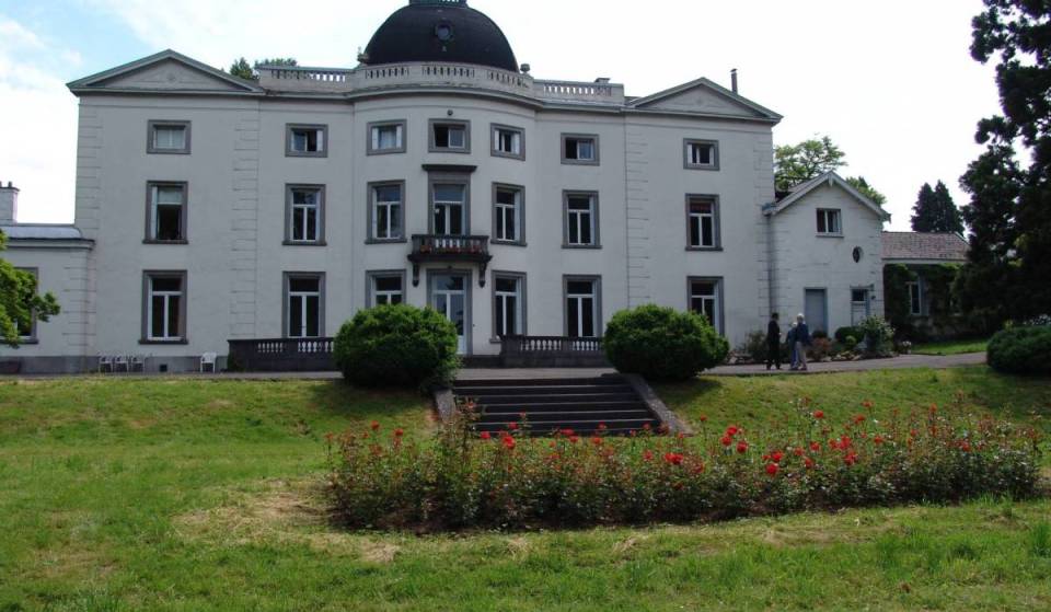Just a few minutes from the center of Brussels, this neoclassical palace, built in 1885, boasts a sumptuous wooded estate designated as a Natura 2000 site—this former royal retreat is home to an eco-farm and a unique community center