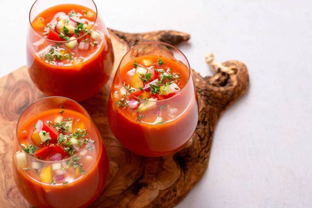 Cyril Lignac puts a new spin on gazpacho with an unexpected ingredient… and the result is irresistible