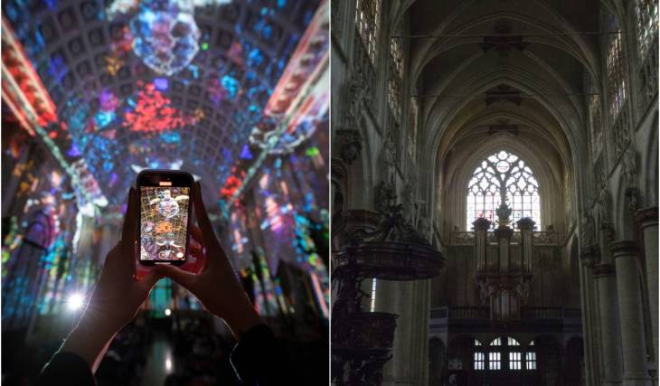 Genesis: This immersive light show will transform a Gothic church in the Sablon district into a veritable cathedral of digital art