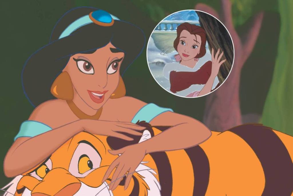 Photo Collage princesse Belle et Jasmine