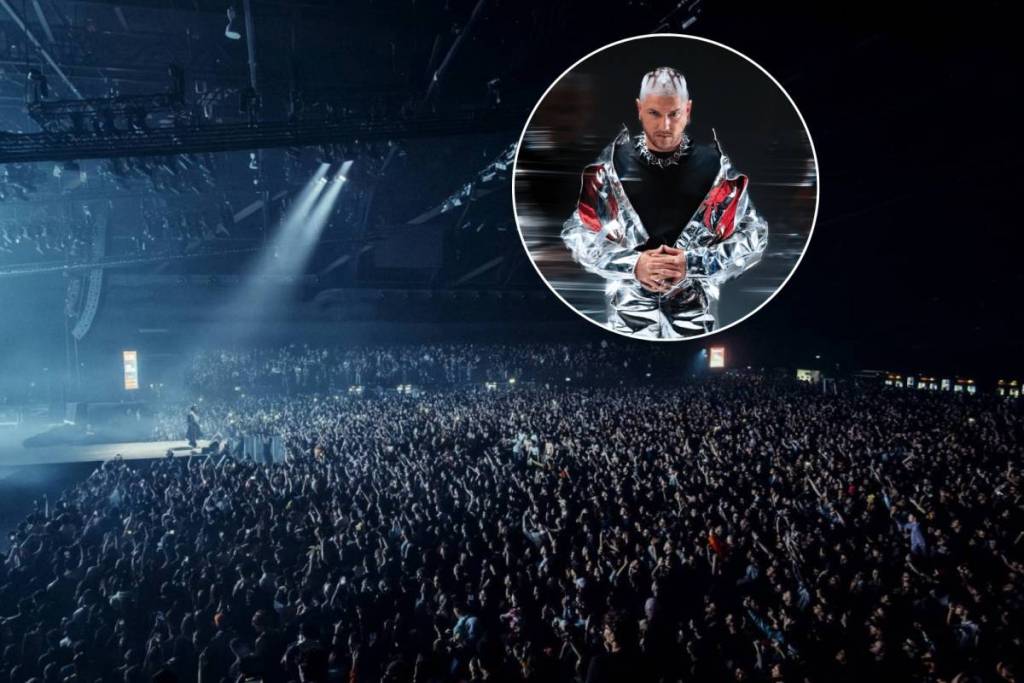 Photo of Mosimann with the ING Arena in Brussels in the background
