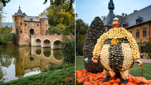 Des milliers de citrouilles envahissent ce château près de Bruxelles — voici le festival automnal le plus spectaculaire à découvrir ce mois-ci