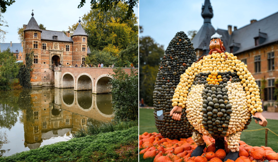 Des milliers de citrouilles envahissent ce château près de Bruxelles — voici le festival automnal le plus spectaculaire à découvrir ce mois-ci