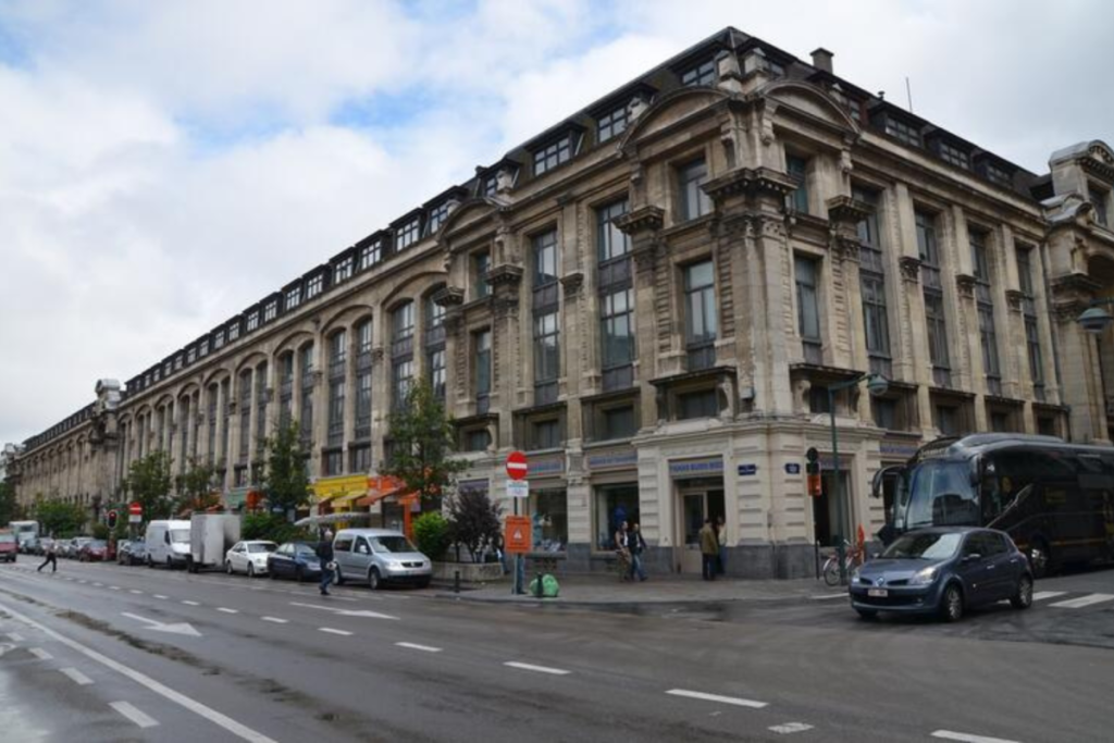 Two 450-square-meter air-raid shelters dating from 1940 and 1943 may lie beneath this iconic Brussels building
