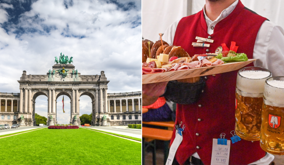 Concerts, traditional cuisine, and a Bavarian atmosphere: the must-see Oktoberfest sets up its spectacular tent in the heart of Brussels!