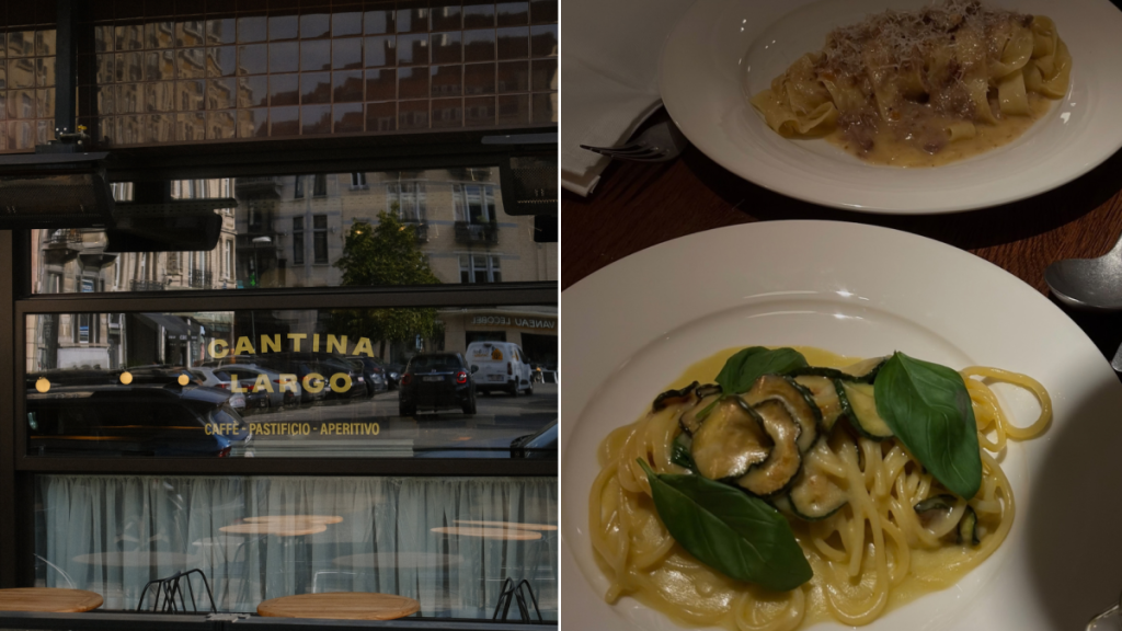 This new spot on Place Brugmann combines an Italian restaurant, a fresh pasta workshop, and a fine foods shop