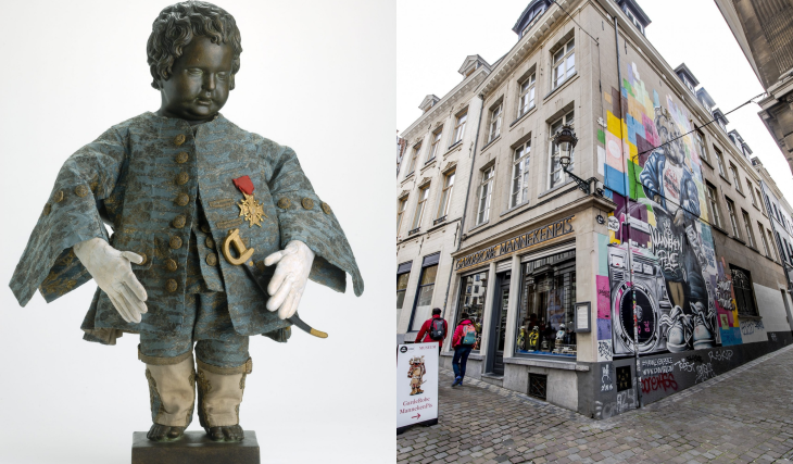 En 1747, des soldats français ont volé la célèbre statue du Manneken-Pis ; pour s’excuser, le roi Louis XV lui a offert une tenue luxueuse, lançant une tradition qui compte aujourd’hui plus de 1 000 costumes !