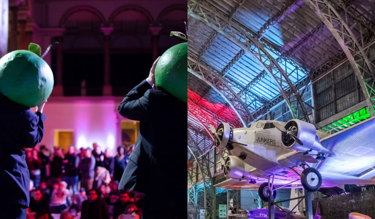 Le 17 octobre, l’incontournable Museum Night Fever transforme 28 musées de Bruxelles en une spectaculaire fête nocturne avec cabaret immersif et dégustations sur les toits