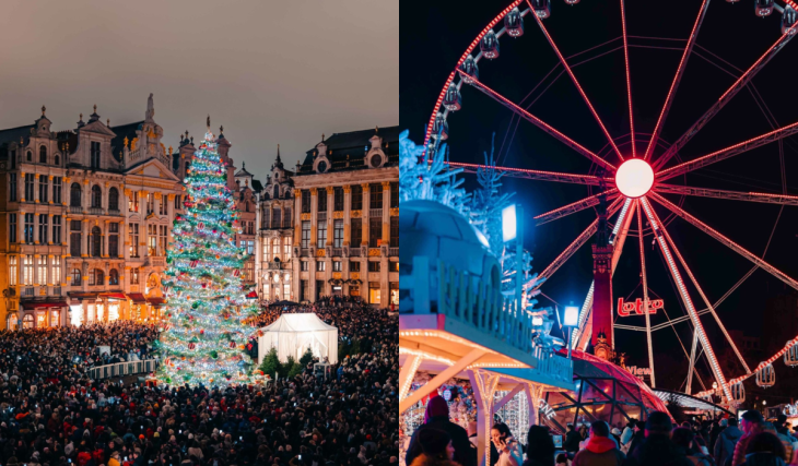 238 chalets, une patinoire géante et une grande roue lumineuse : ce marché de Noël féérique en plein cœur de Bruxelles fait son grand retour au format XXL !