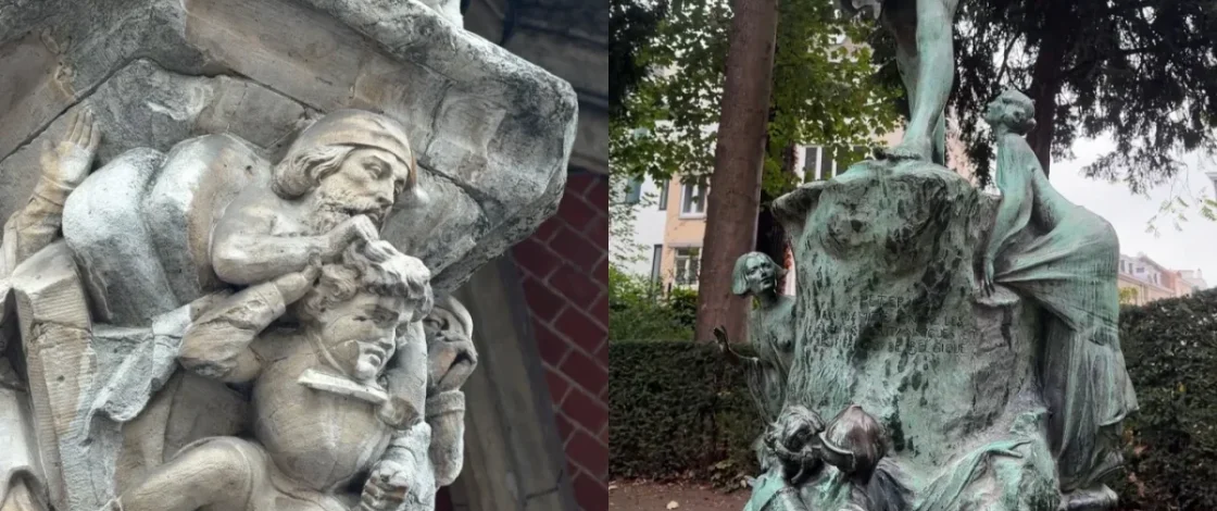 D’une réplique du Peter Pan de Londres à un magistrat égorgeant son neveu sur la Grand-Place : les histoires méconnues que cachent les statues de Bruxelles