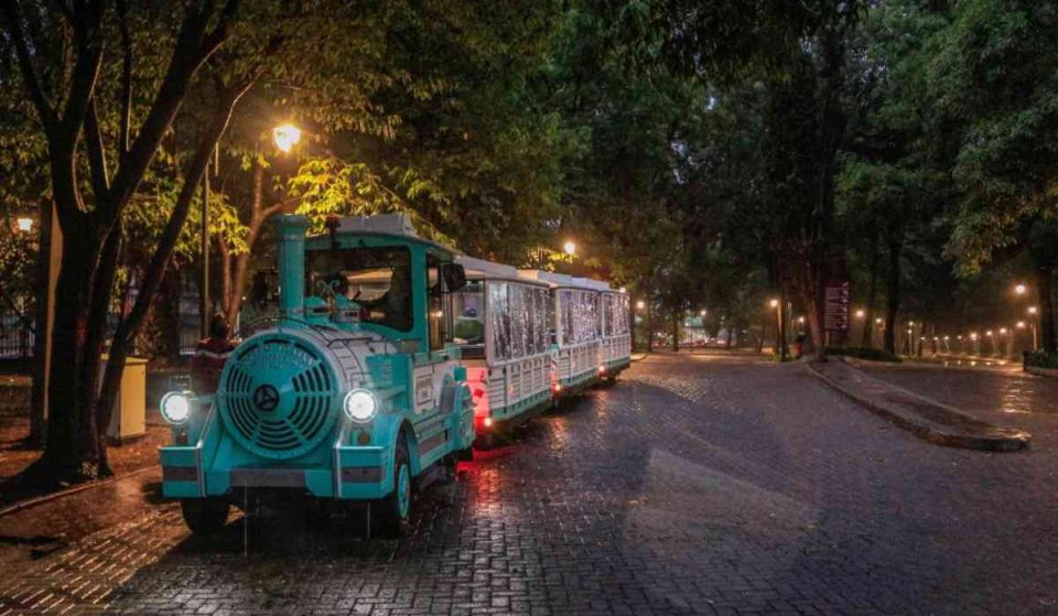 Arrancan los recorridos nocturnos del trenecito de Chapultepec