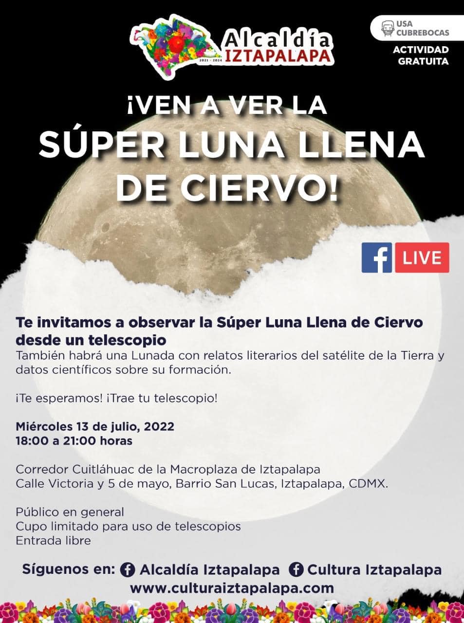 Súper Luna Iztapalapa