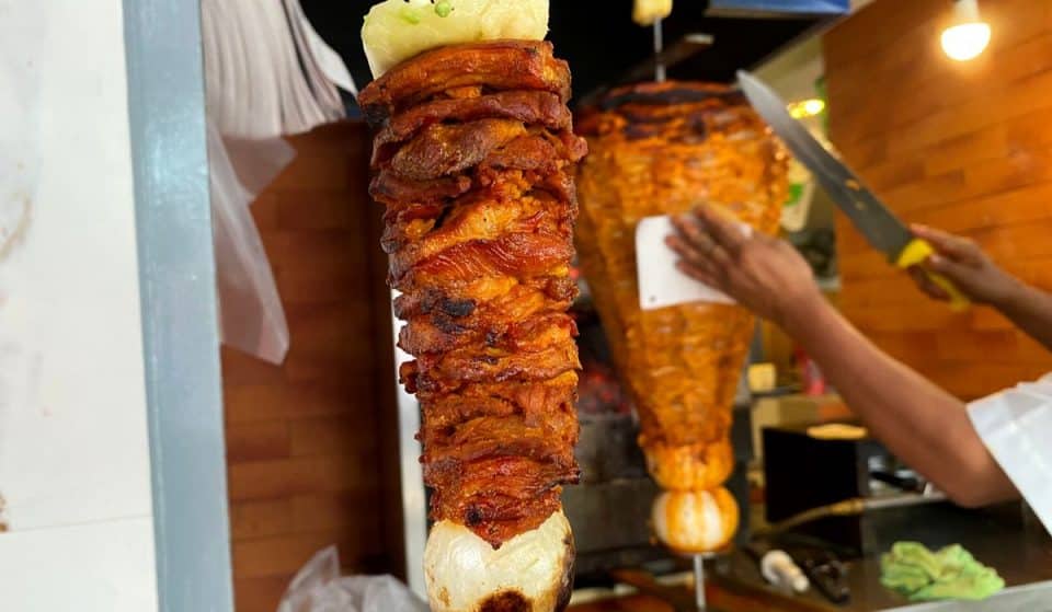 ¡El mini trompo de pastor individual ya llegó a El Tizoncito!