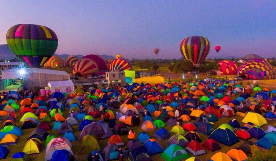 Festival del Globo Teotihuacán: ¡camping, papalotes y más!
