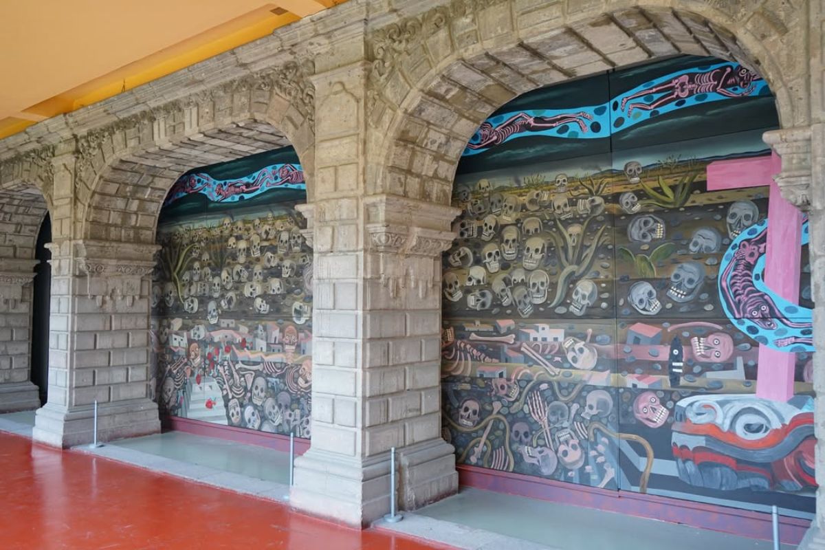 mural tzompantli colegio san ildefonso