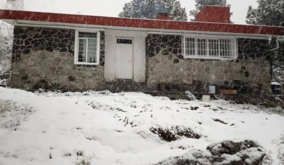 Zonas altas de CDMX se cubrieron de nieve: ¿seguirá el frío?