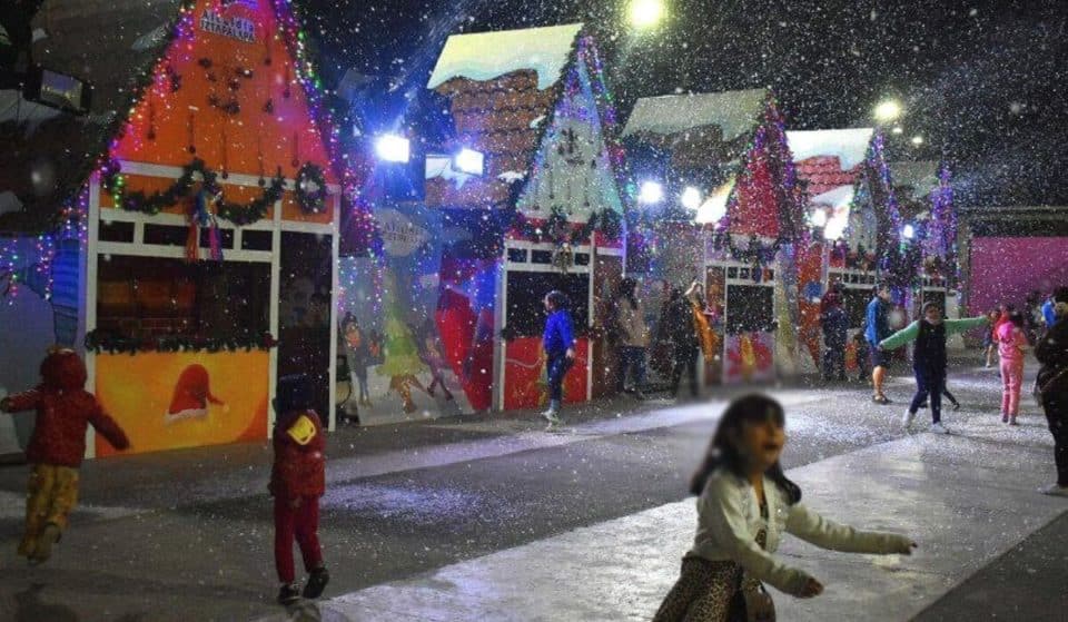 ¡Paseo nevado y toboganes helados en Iztapalapa por Navidad!