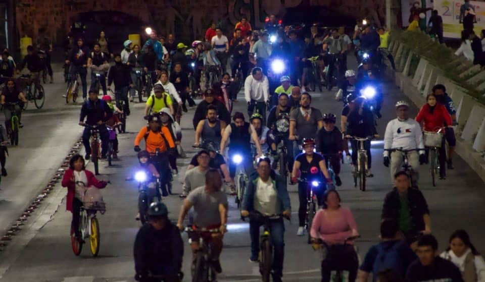 ¿Cuándo es la rodada nocturna de Paseo de Todos en CDMX?