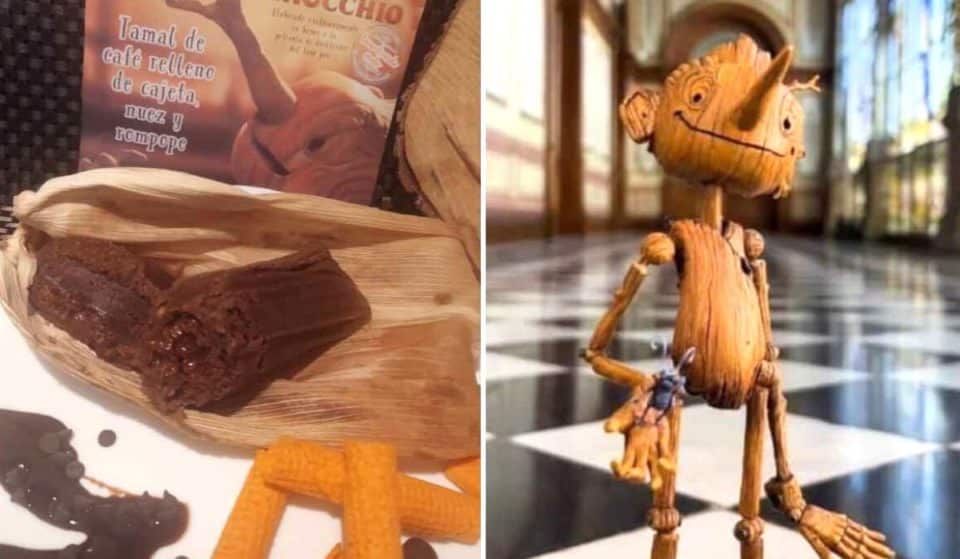 ¡Este tamal está inspirado en Pinocho de Guillermo del Toro!