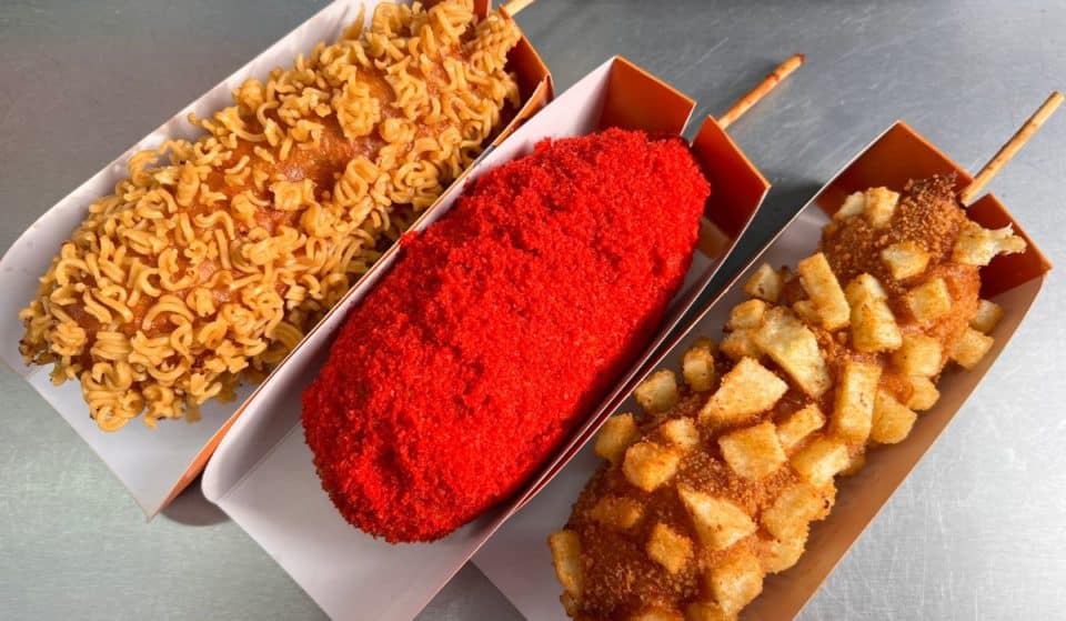 Mipzar: banderillas coreanas con ramen, flamin’ hot y cheddar