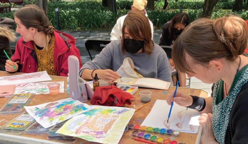 Vamos al taller de acuarela gratis en el Bosque de Chapultepec