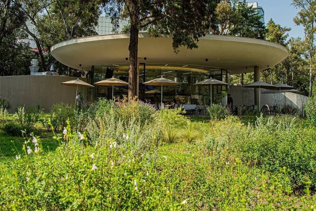 cafetería jardín escénico de chapultepec