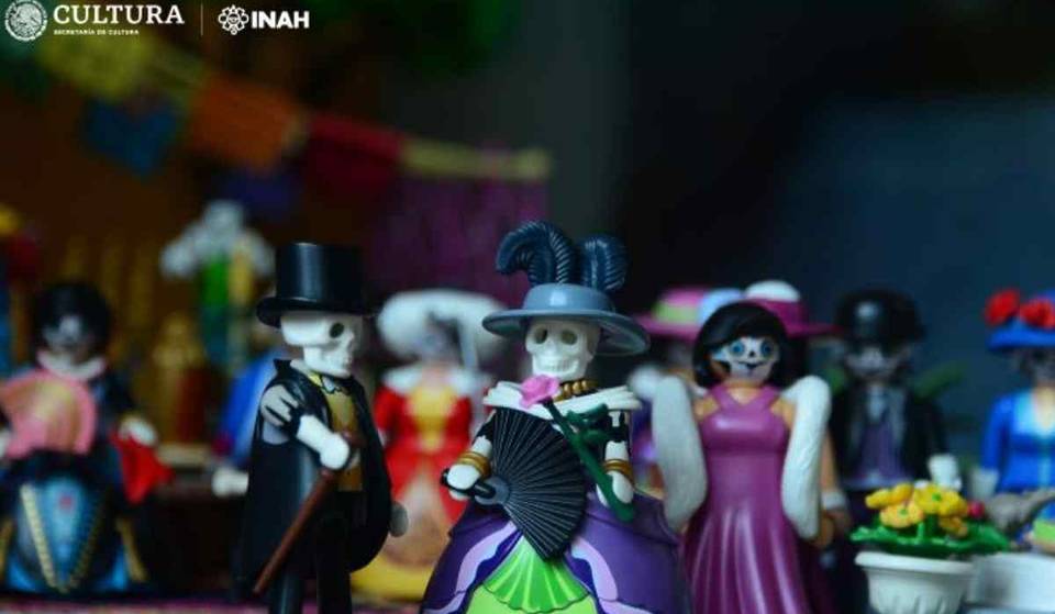 ¡Checa esta expo de Día de Muertos con estilo Playmobil!