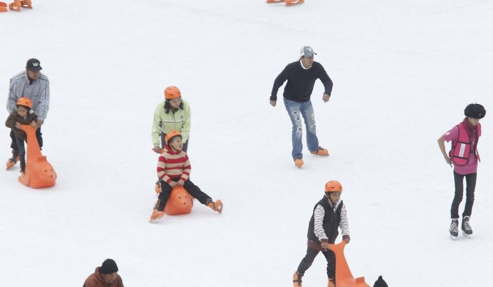 3 alcaldías con pista de hielo GRATIS esta Navidad