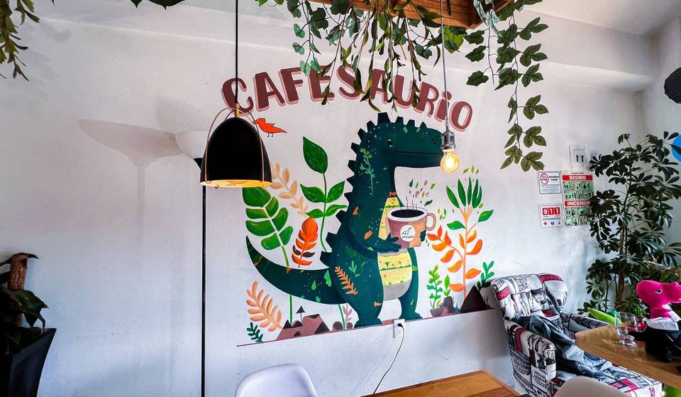 Todo sobre Cafesaurio, la cafetería de dinosaurios en CDMX