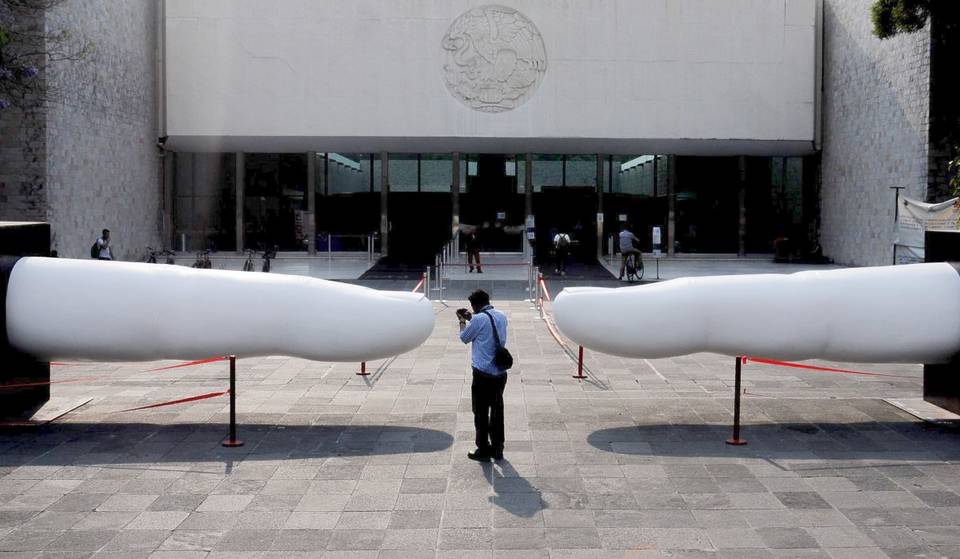 Visita esta nueva escultura afuera del Museo de Antropología