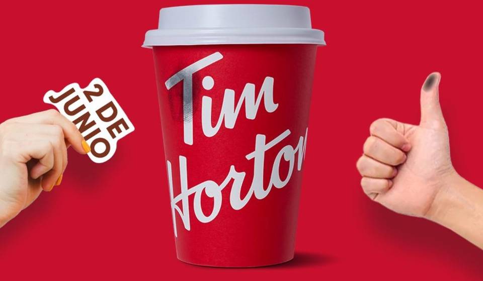 ¡Habrá café gratis en Tim Hortons este 2 de junio!