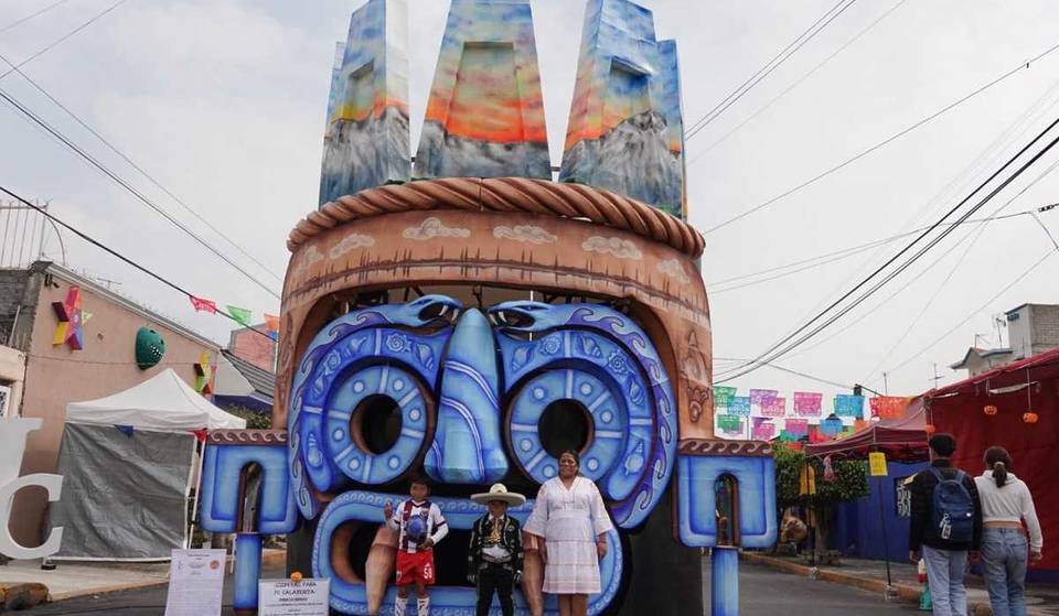 ¡Lánzate a ver las calaveras monumentales de Tláhuac! Harán homenaje a Tláloc