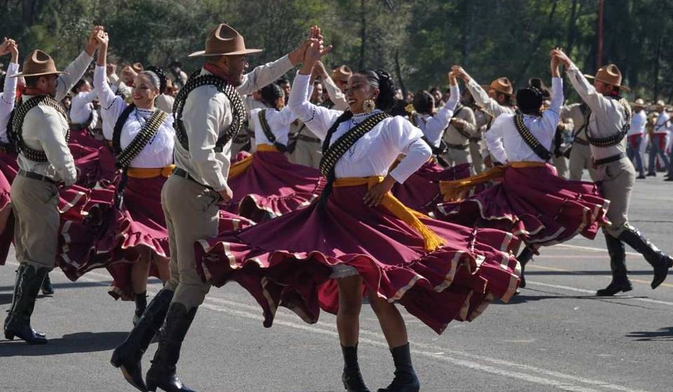 Route and closures for the November 20th parade in Mexico City