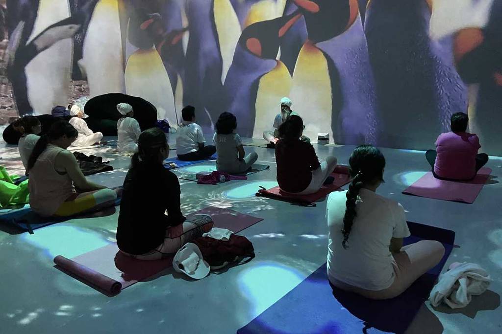 Yoga inmersivo en Barco Utopía