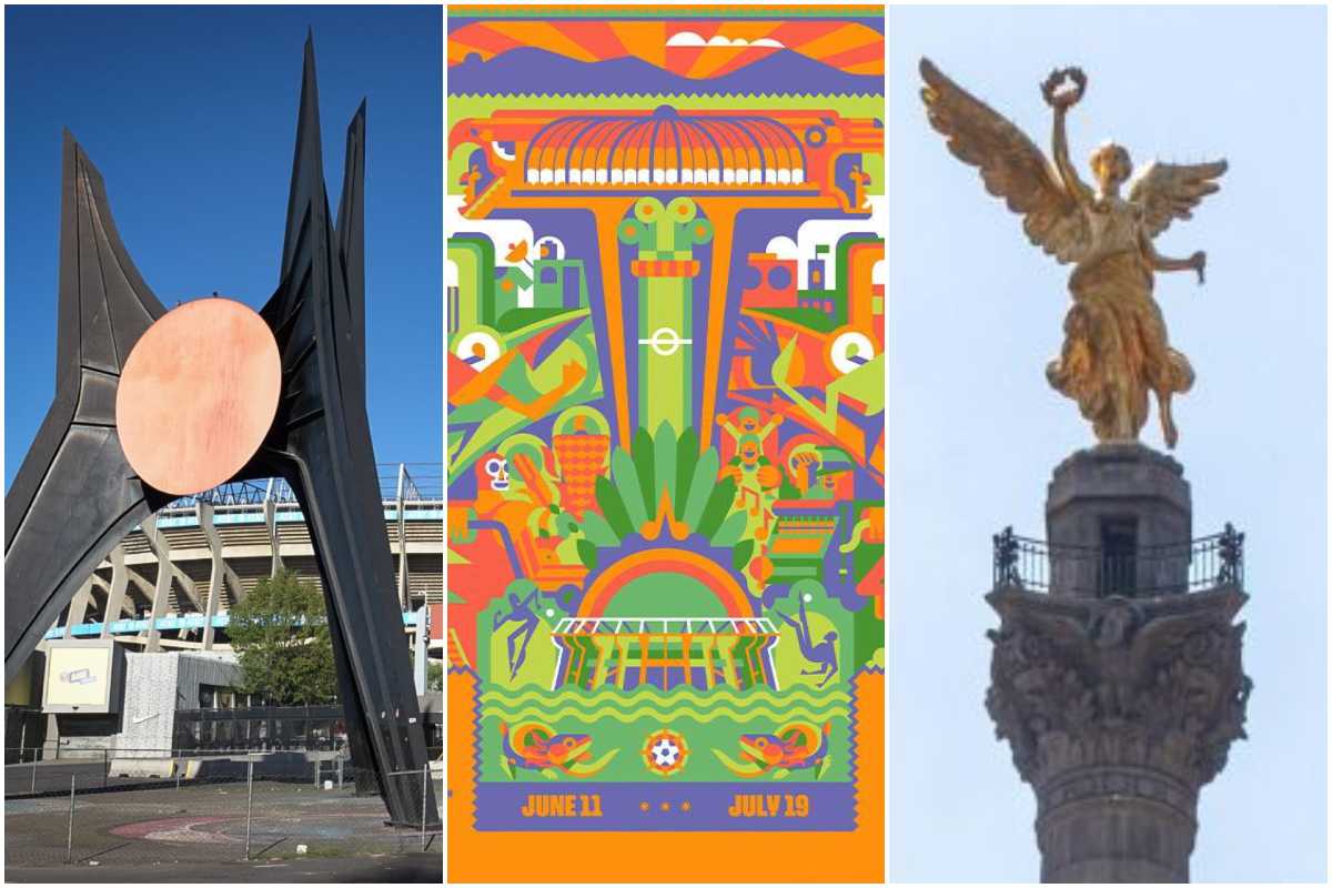 Lugares de CDMX que aparecen en el poster del mundial 2026