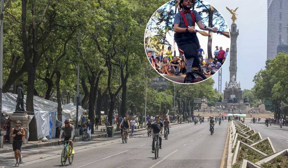 You will enjoy a circus show in Reforma this weekend during Ciclotón