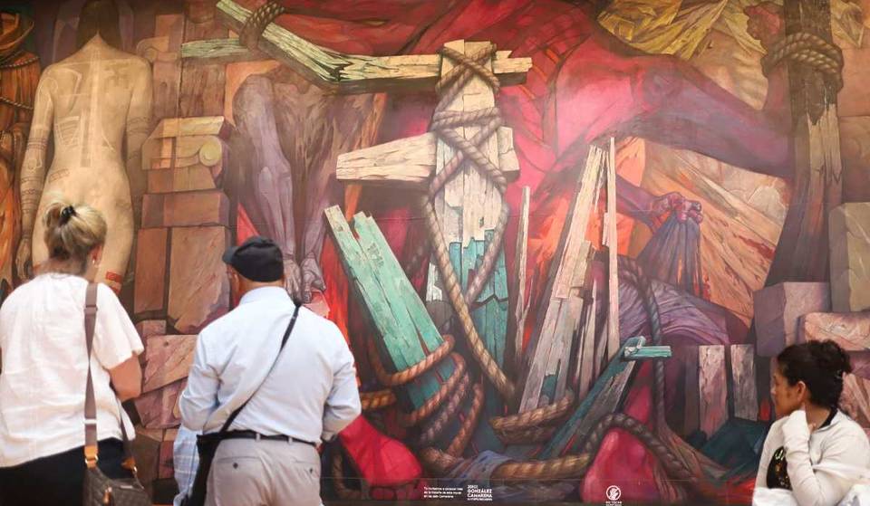 Descubre más sobre los murales de González Camarena en Bellas Artes con esta exposición