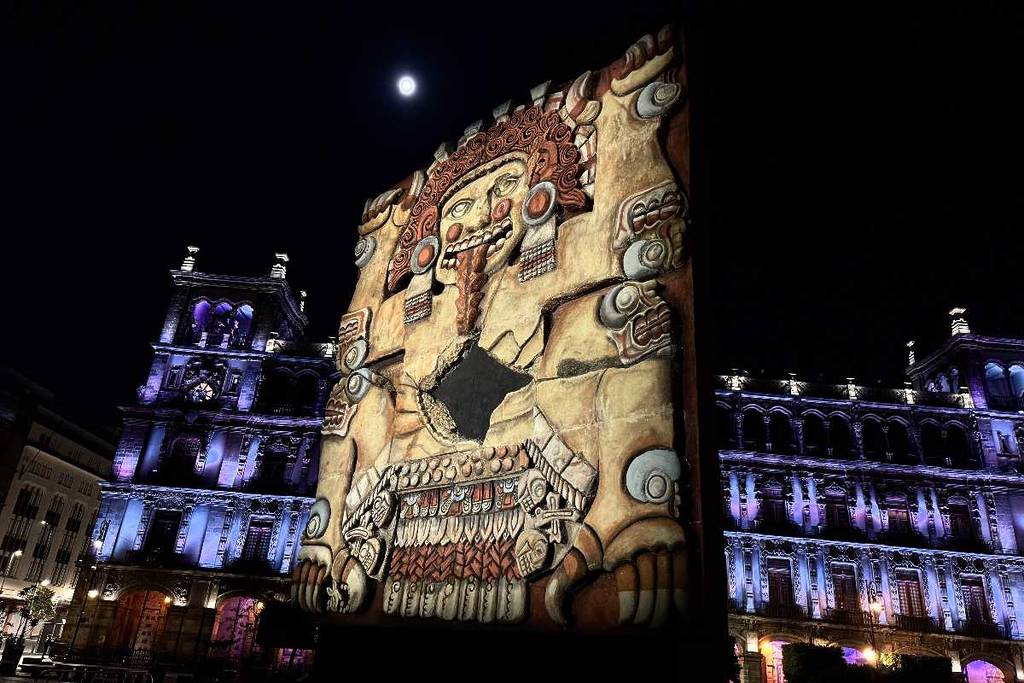 Videomapping en el Zócalo