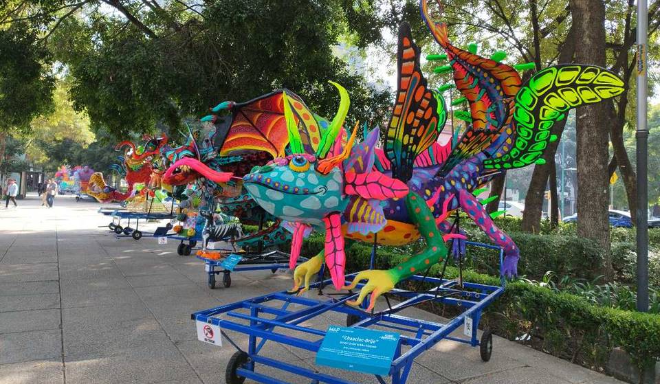 Reforma will have an exhibition of monumental alebrijes for three weeks