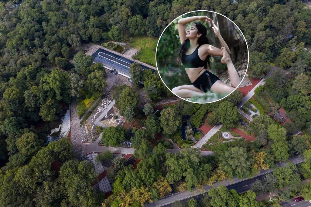 Yoga in the Chapultepec Botanical Garden