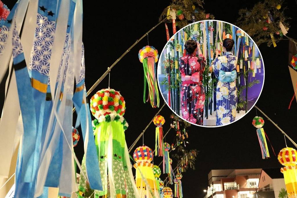 japanese bazaar tabanata star festival in CDMX