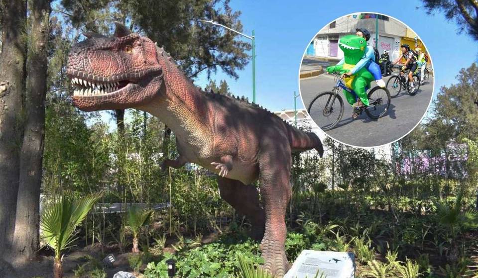 This dino ride in CDMX will end in a park with life-size dinosaurs! It’s this weekend
